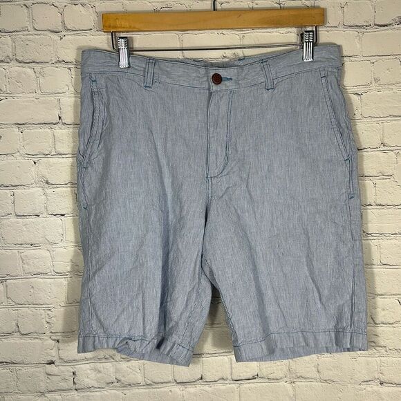Tommy Bahama Relax  Linen Chino khaki Beach Shorts size 34 - Picture 1 of 7